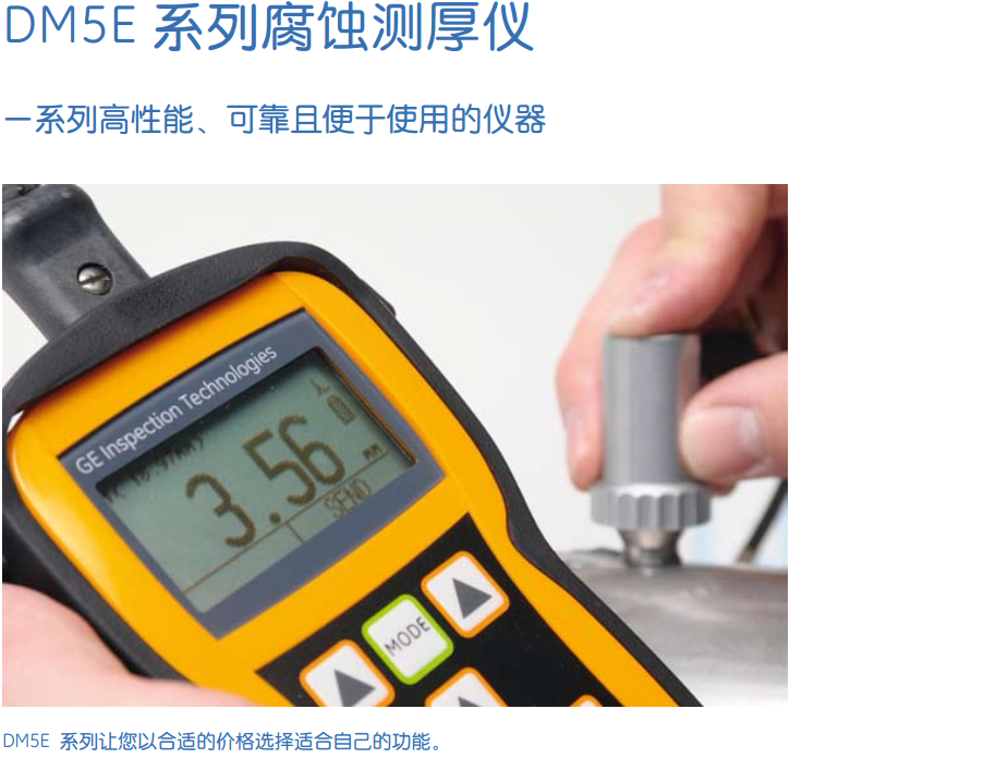 DM5E系列腐蝕測厚儀 